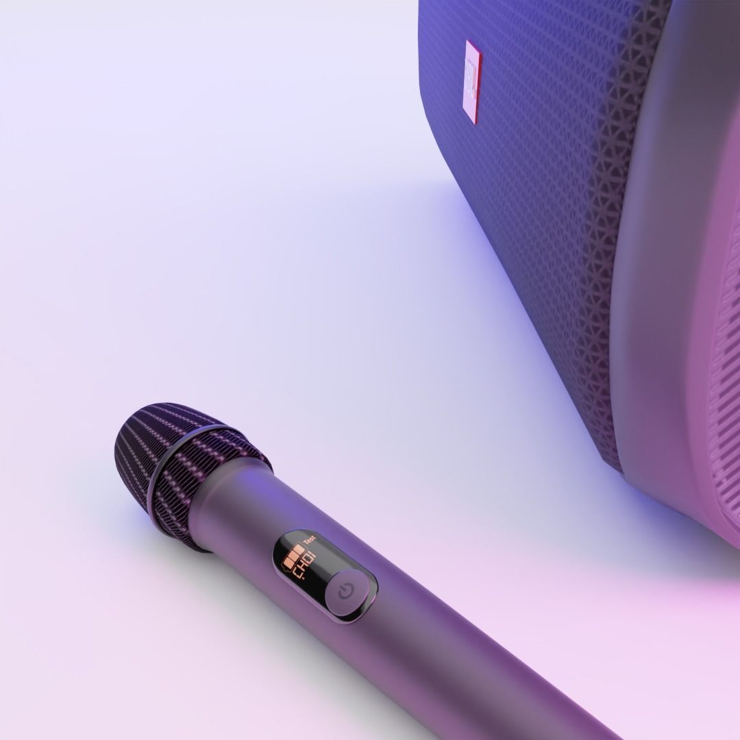 JBL PARTYBOX GO Low-poly 3D model_9