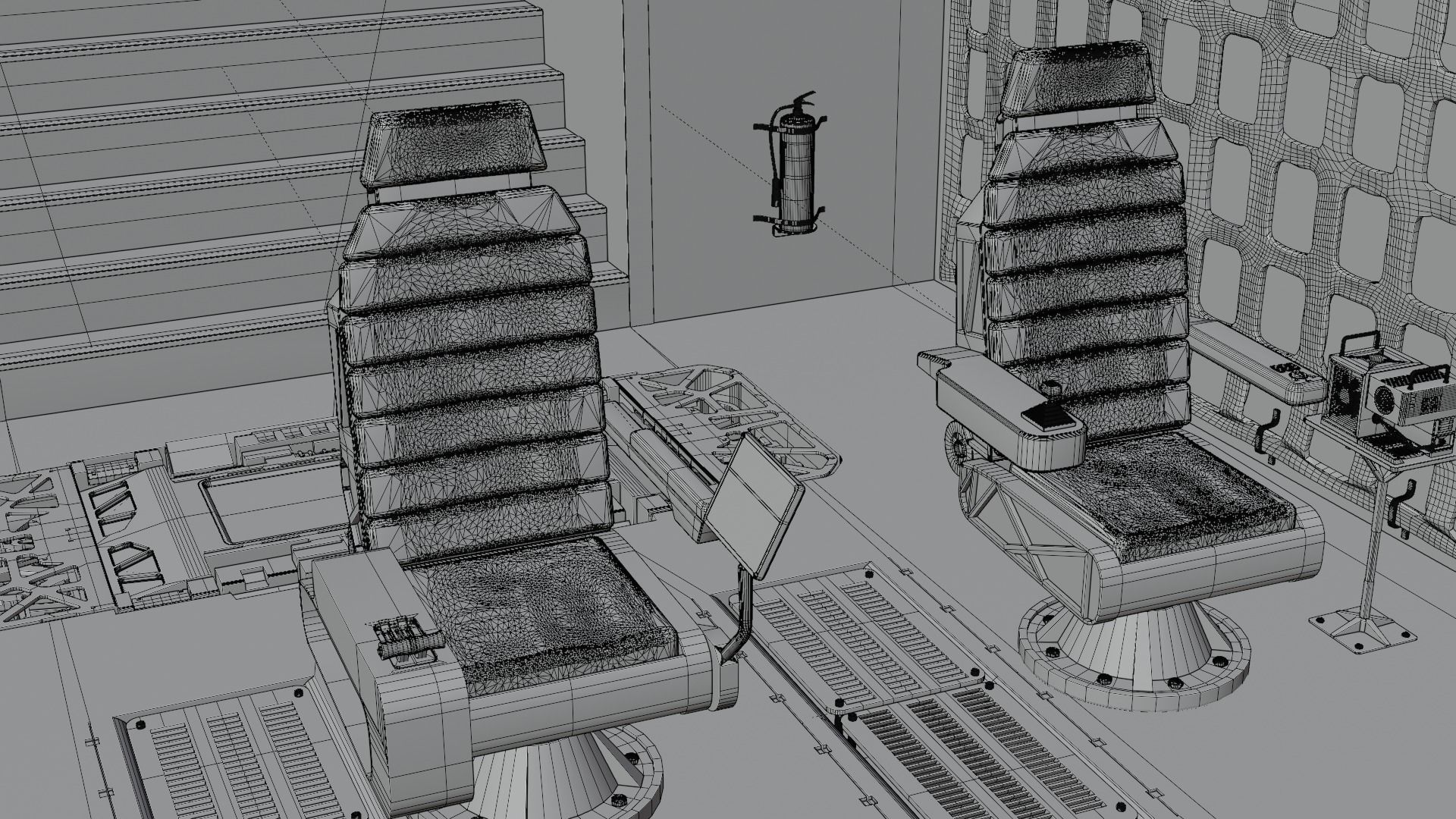 scifi helicopter 3D model_16