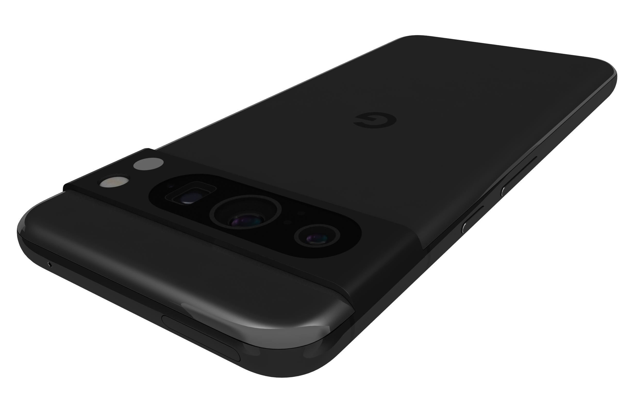 Google Pixel 8 Pro Obsidian Black 3D model_11
