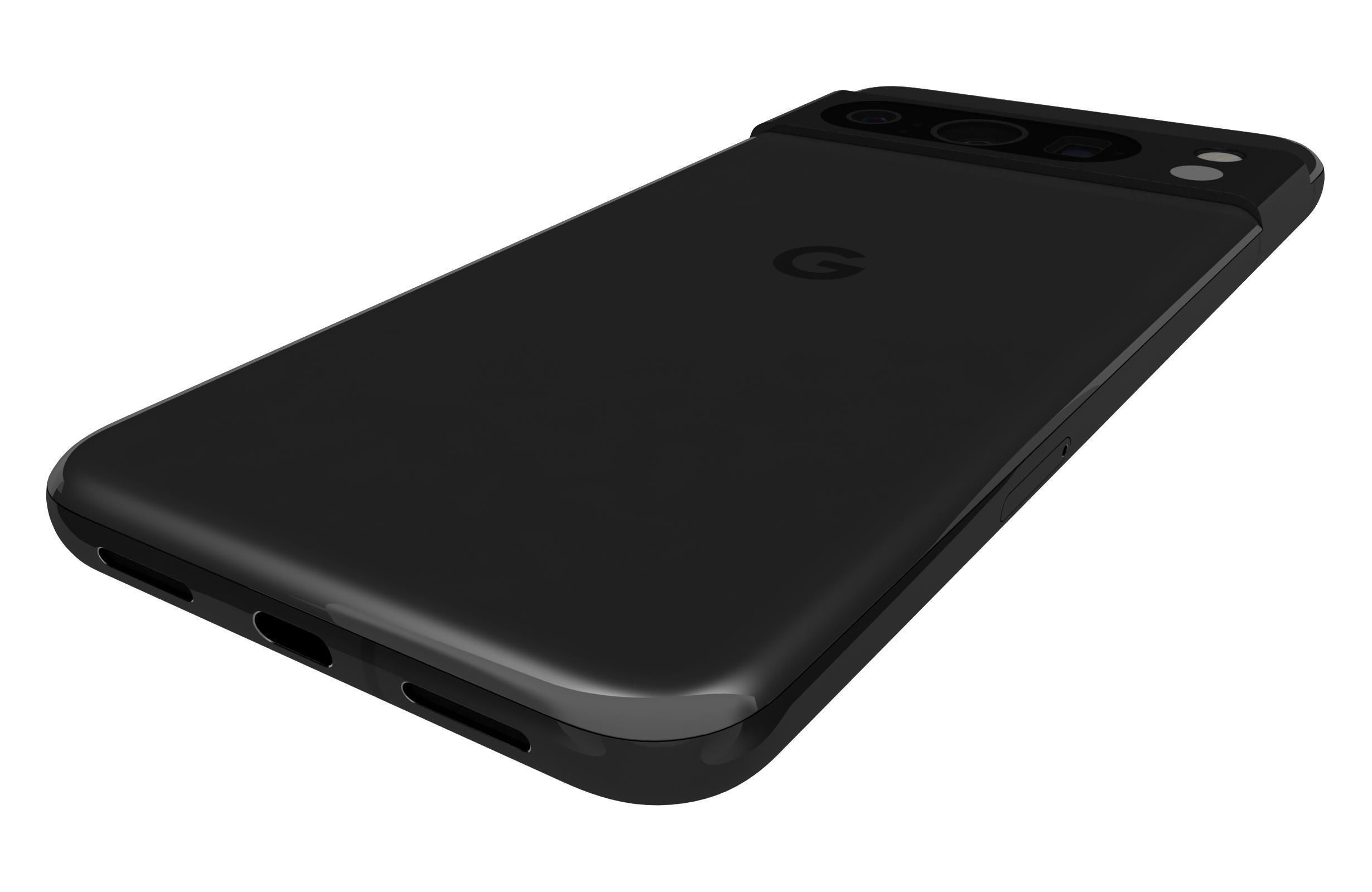 Google Pixel 8 Pro Obsidian Black 3D model_10