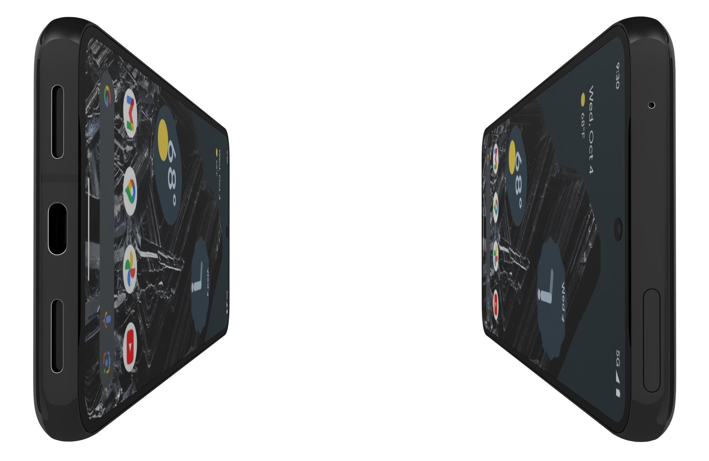 Google Pixel 8 Pro Obsidian Black 3D model_9