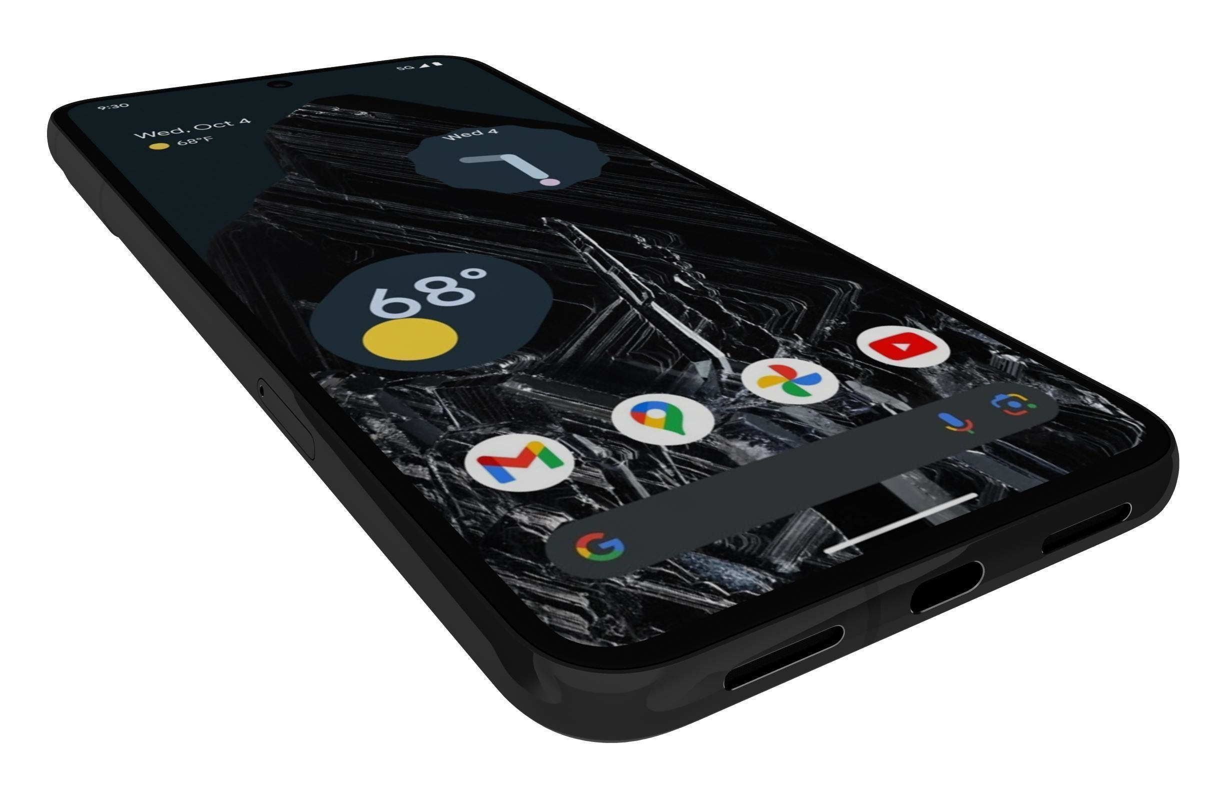 Google Pixel 8 Pro Obsidian Black 3D model_12