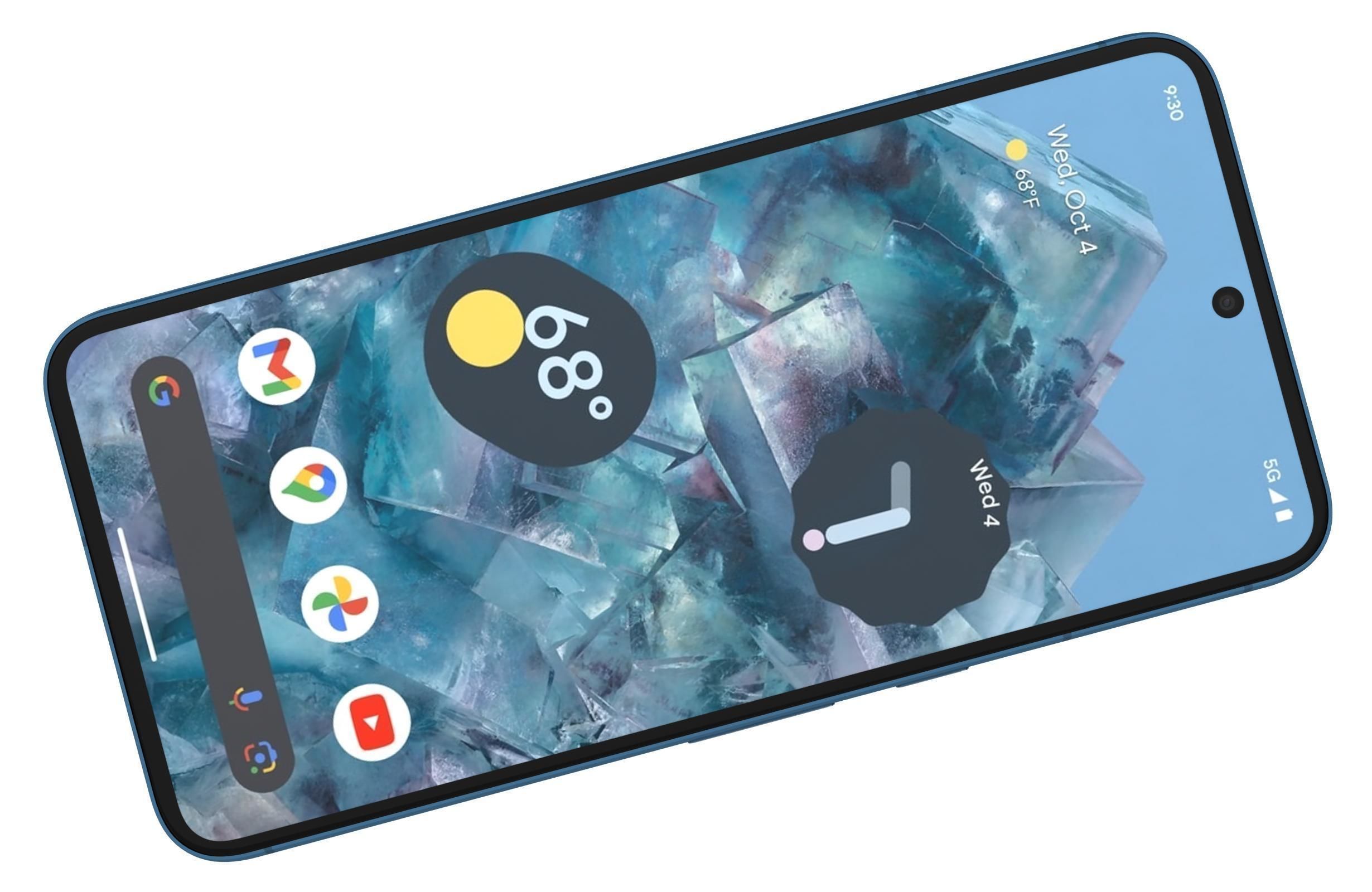 Google Pixel 8 Pro Sky Blue 3D model_8