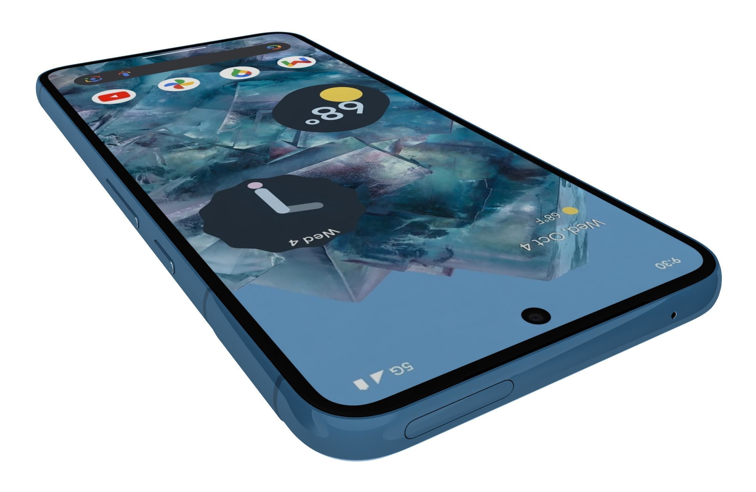 Google Pixel 8 Pro Sky Blue 3D model_9