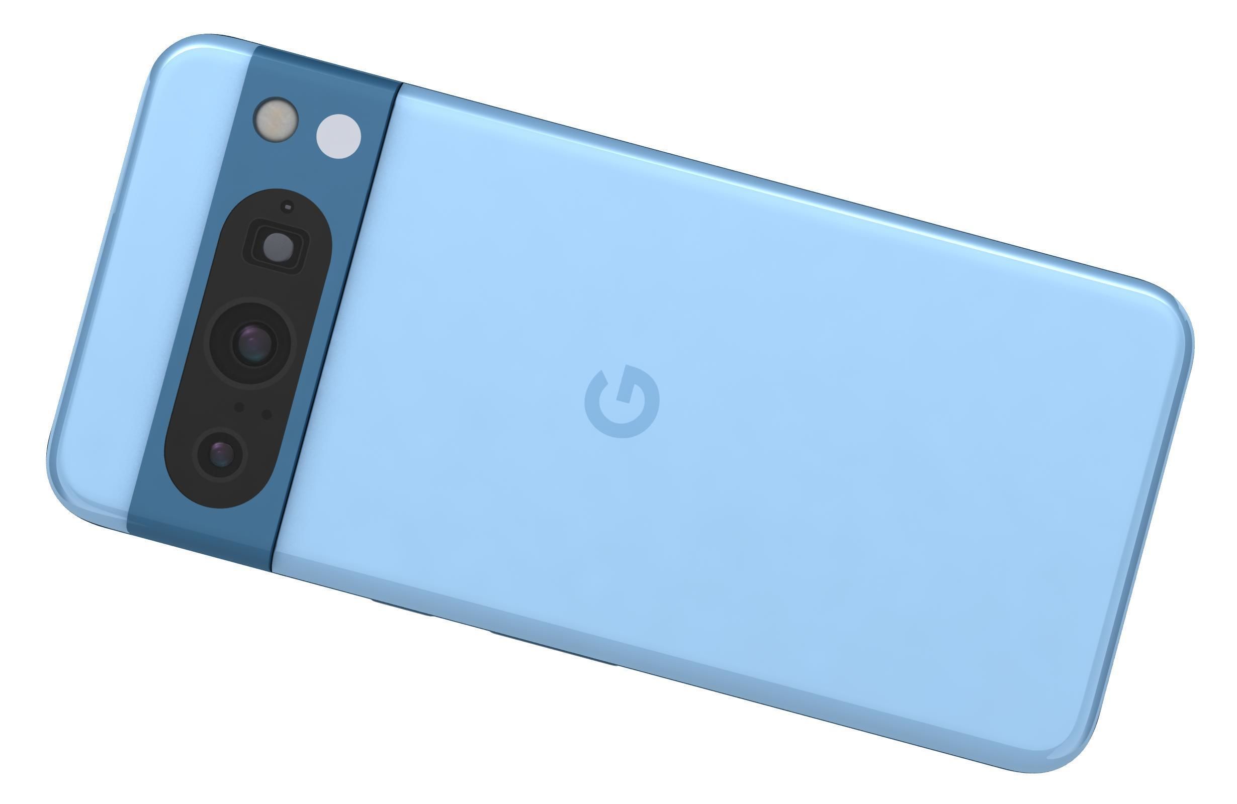 Google Pixel 8 Pro Sky Blue 3D model_14