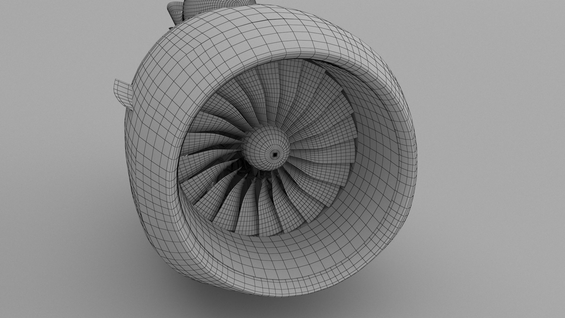 Jet Engine CFM LEAP 3D model_9