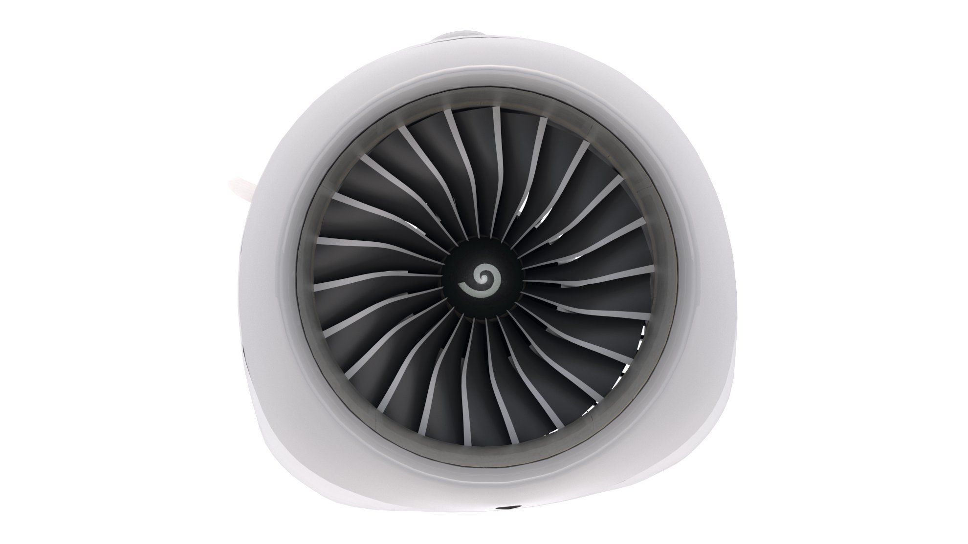 Jet Engine CFM LEAP 3D model_6