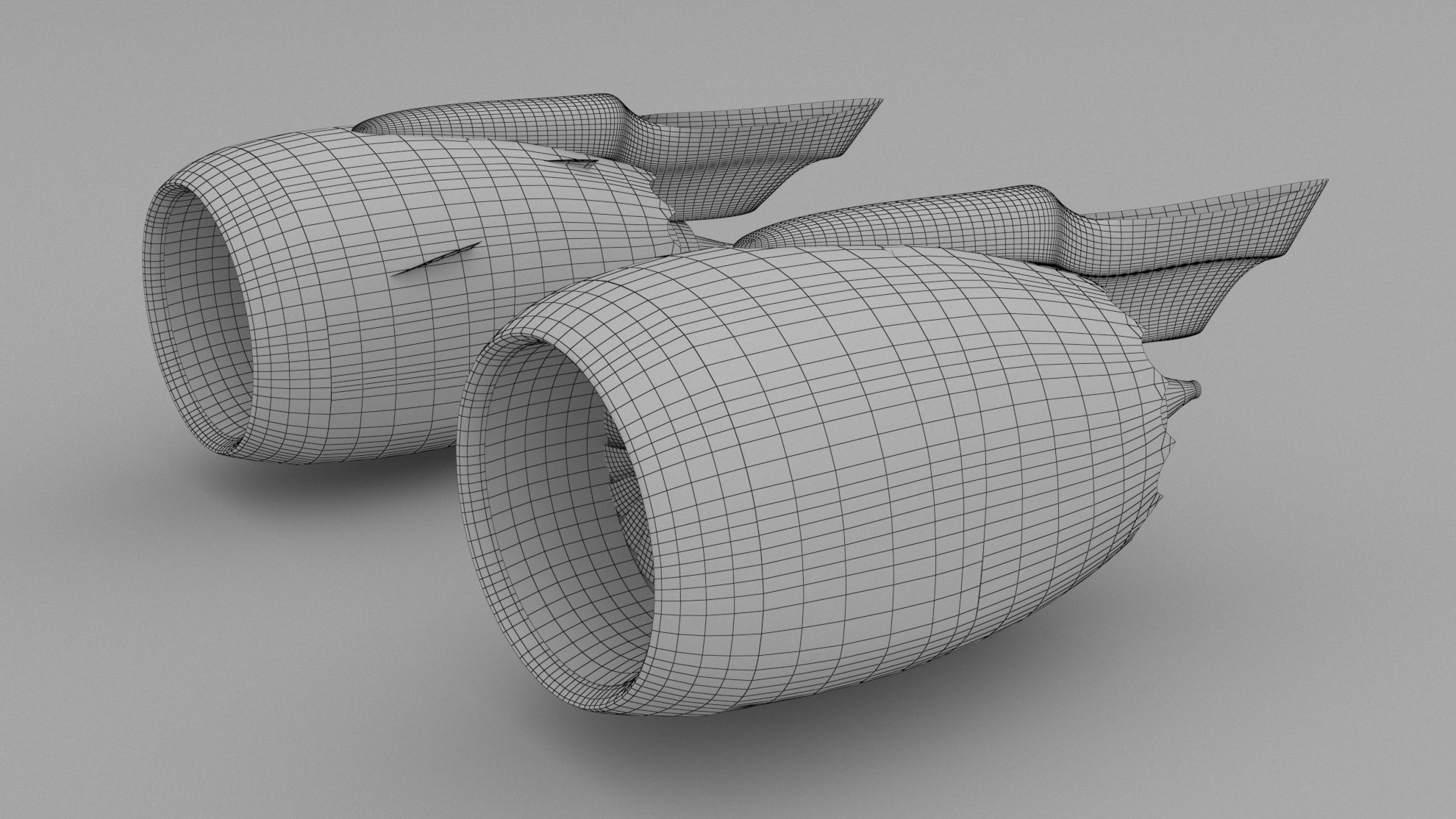 Jet Engine CFM LEAP 3D model_7