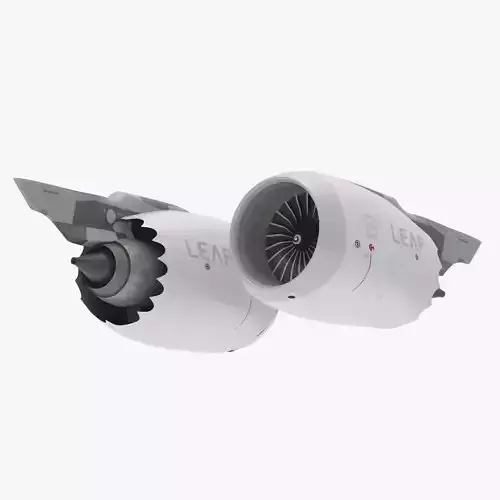 Jet Engine CFM LEAP 3D model