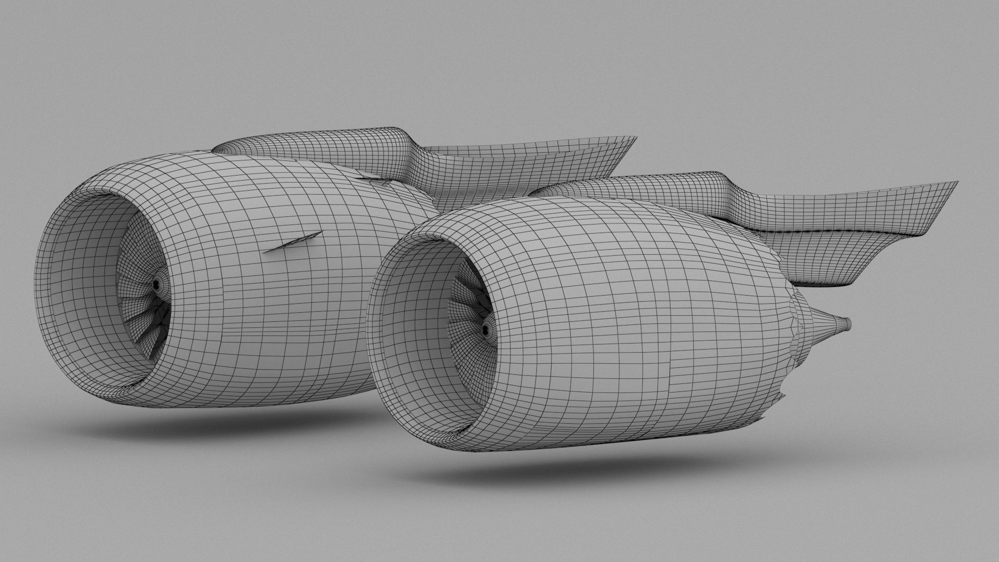 Jet Engine CFM LEAP 3D model_10