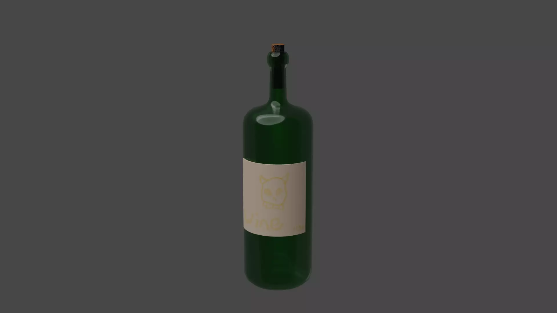 Bottle Free 3D model