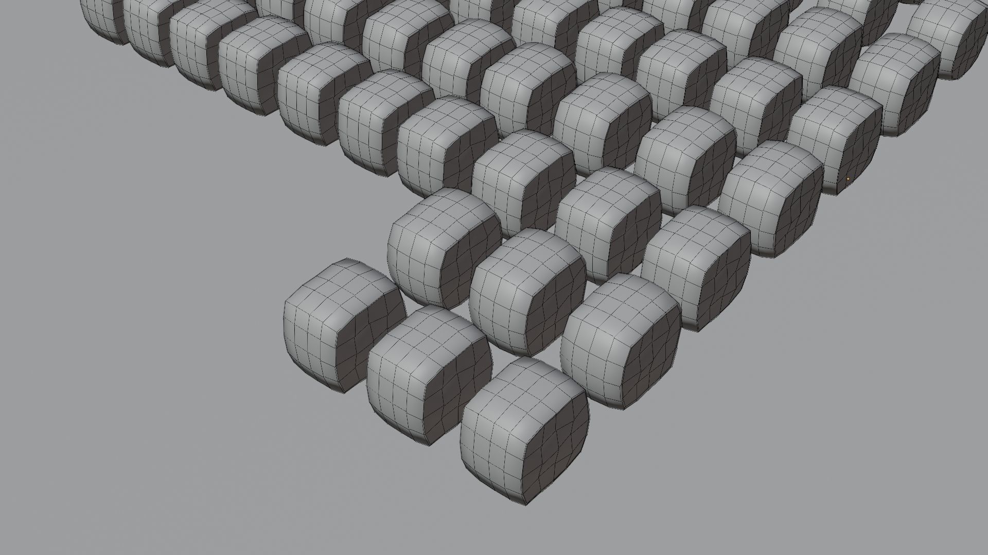 Sushi Maki Roll set fast food Low-poly 3D model_17