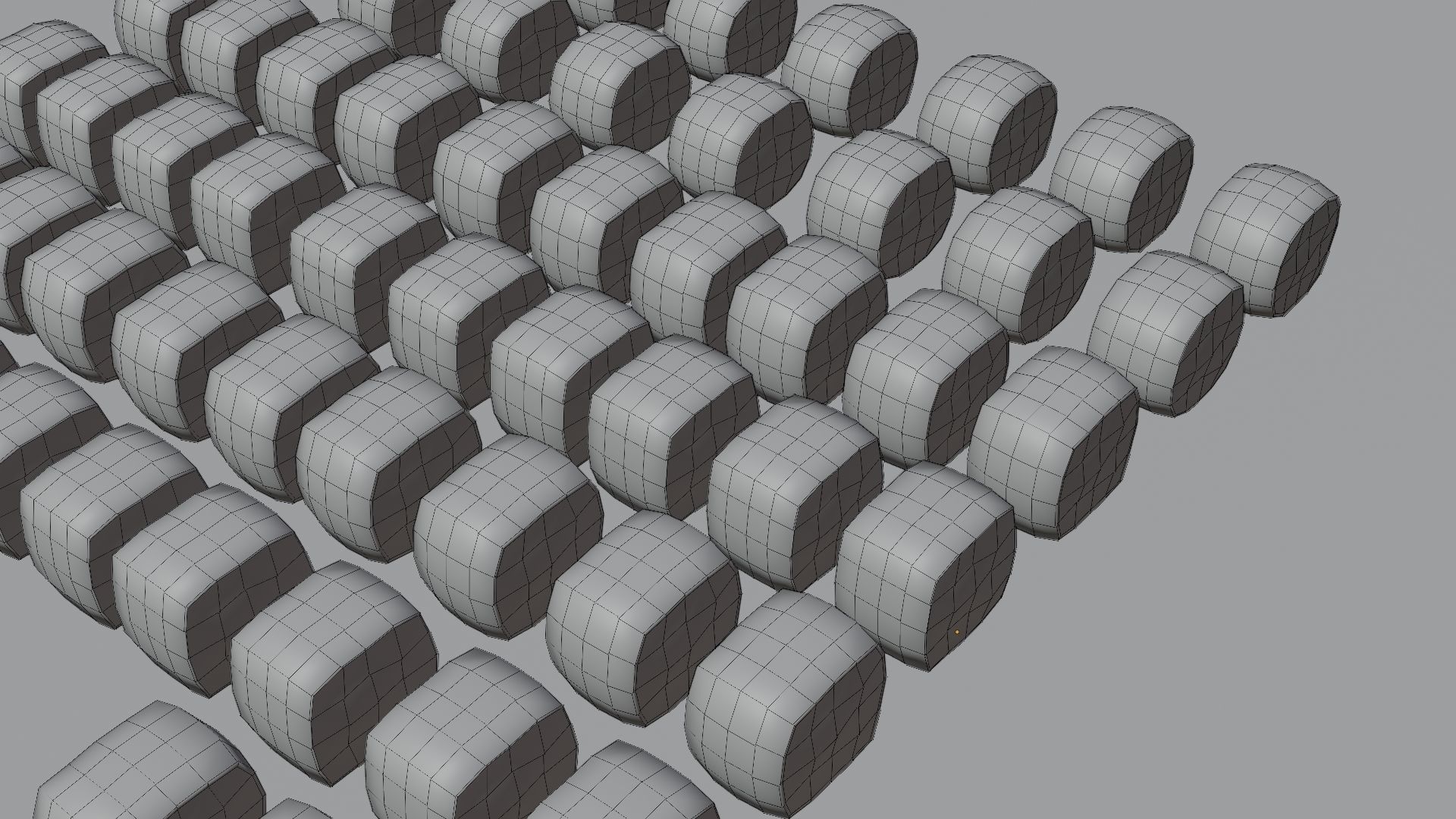 Sushi Maki Roll set fast food Low-poly 3D model_16