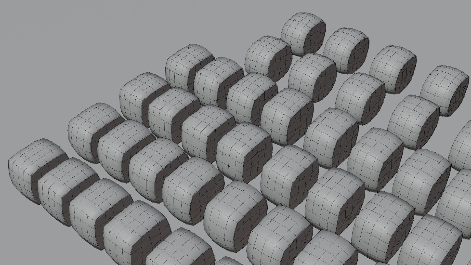 Sushi Maki Roll set fast food Low-poly 3D model_14