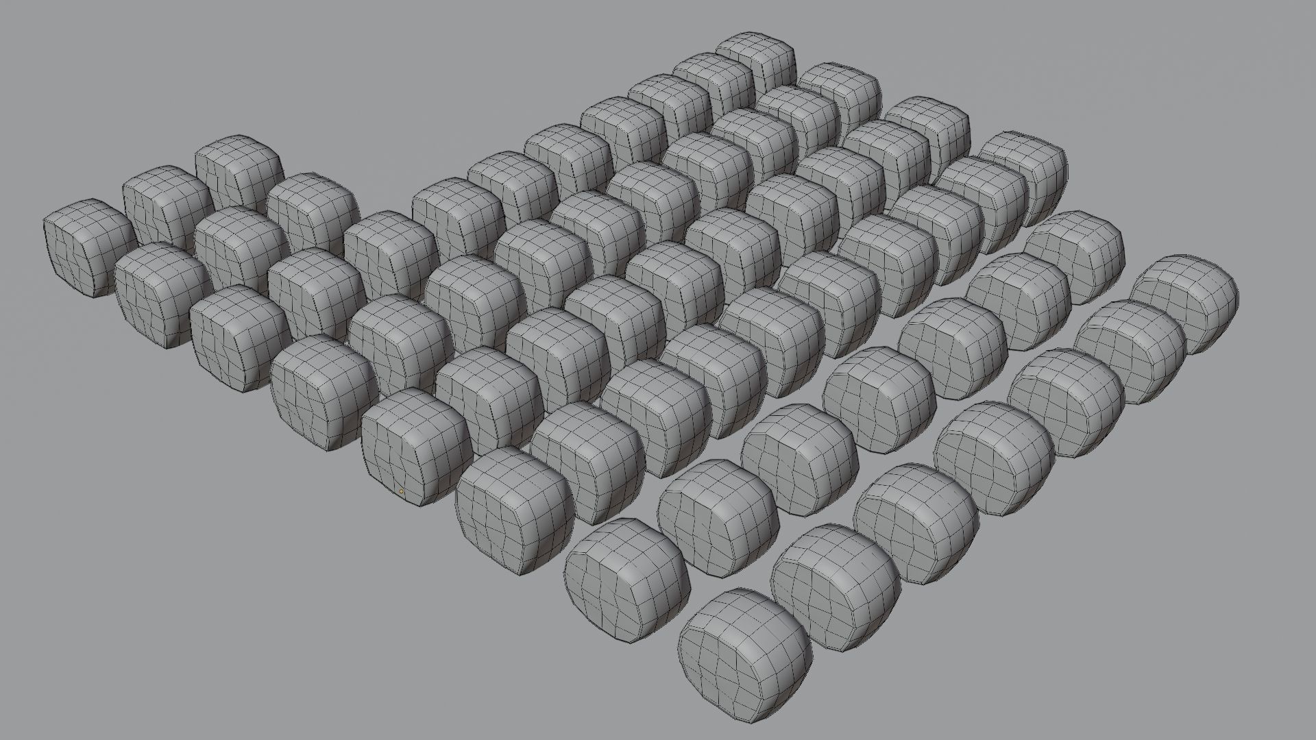 Sushi Maki Roll set fast food Low-poly 3D model_11