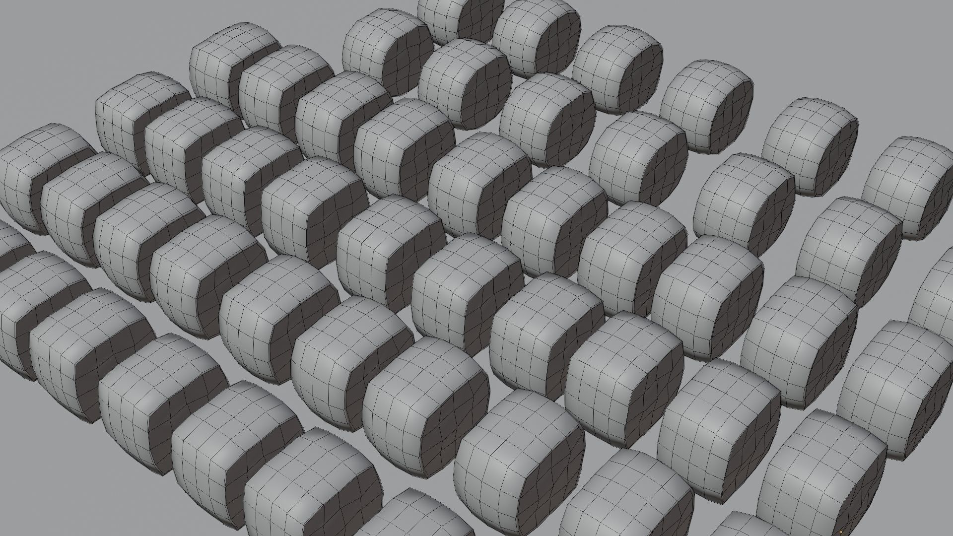 Sushi Maki Roll set fast food Low-poly 3D model_15