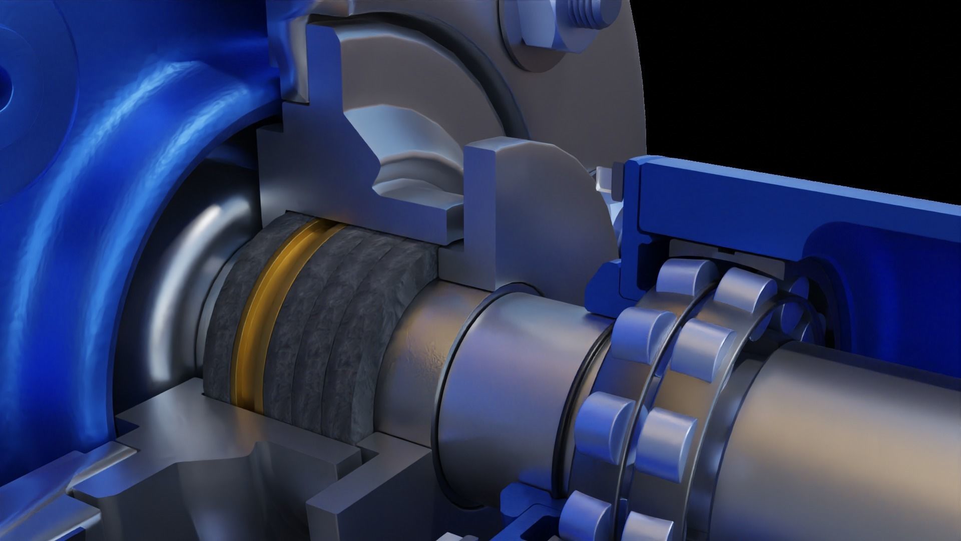 Centrifugal Pump Detailed Design 3D model_4