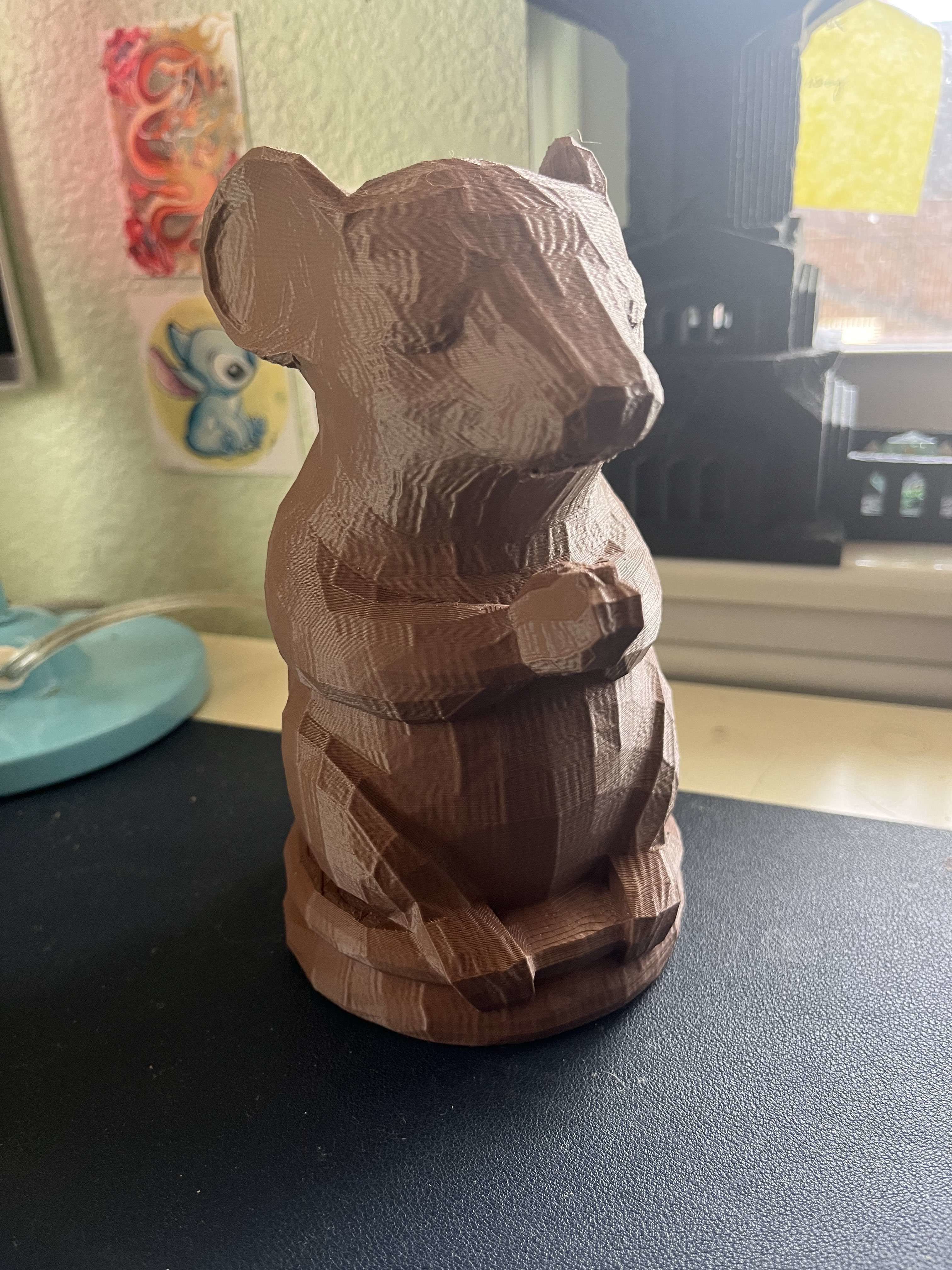 Praying Mouse 3D Print 3D print model_9