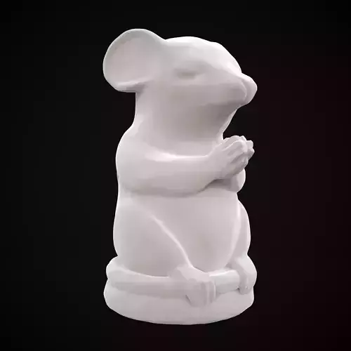 Praying Mouse 3D Print 3D print model Praying Mouse 3D Print 3D print model