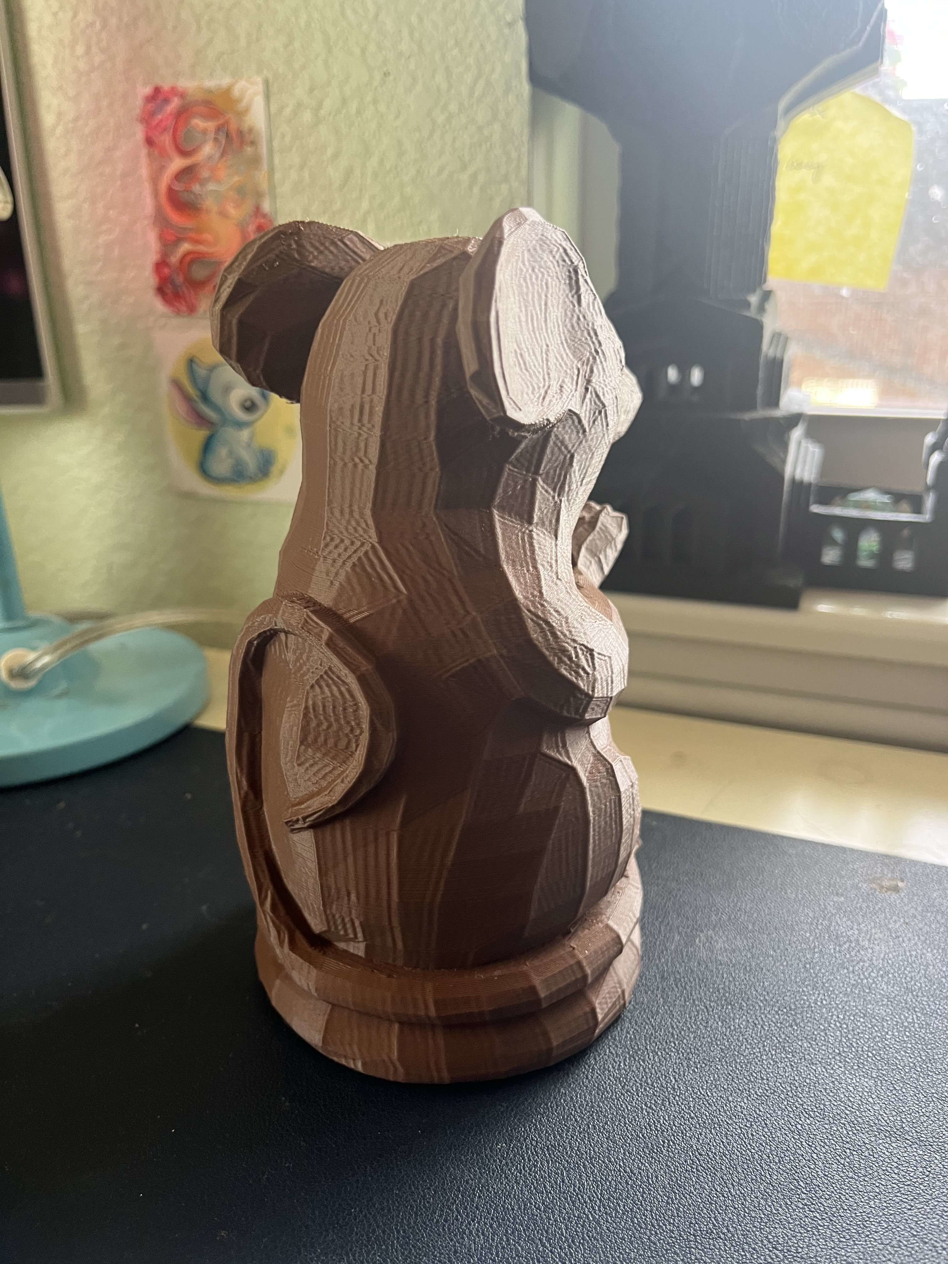 Praying Mouse 3D Print 3D print model_10