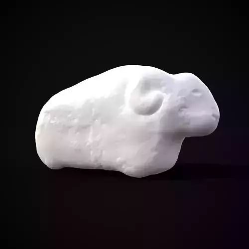 Carved Bull Toy 3D Print 3D print model