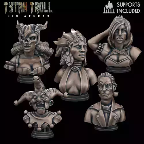 Curse of Strahd 05 - Bust Pack - Pre-Supported