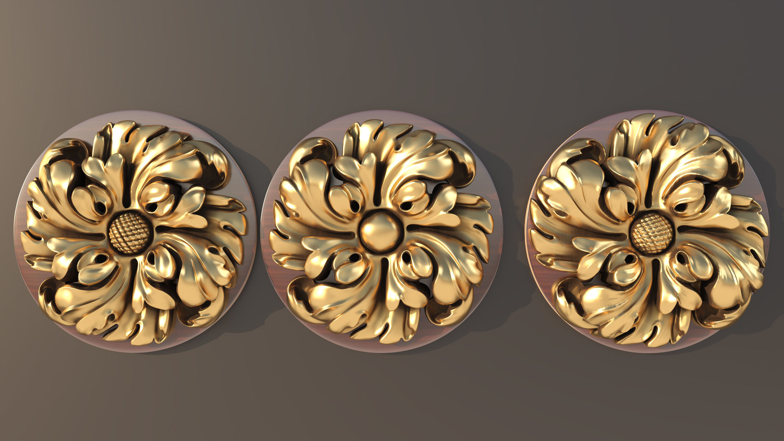 Carved decor2 3D print model_5