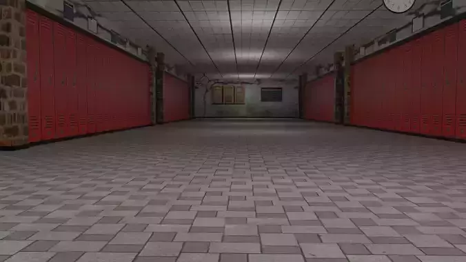 School Hallway