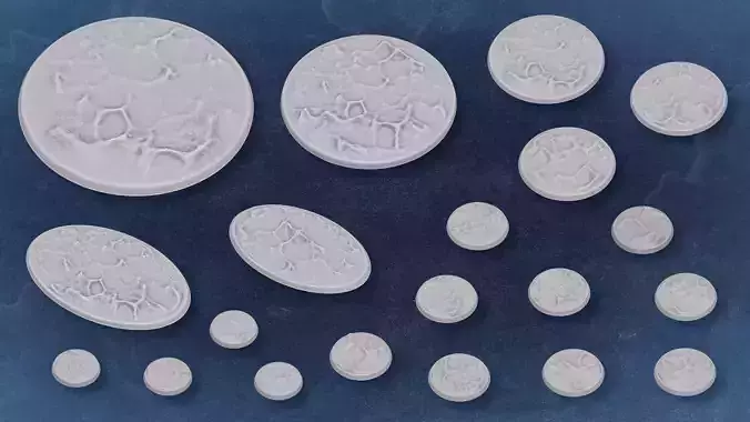 Miniature Bases Snow storm 