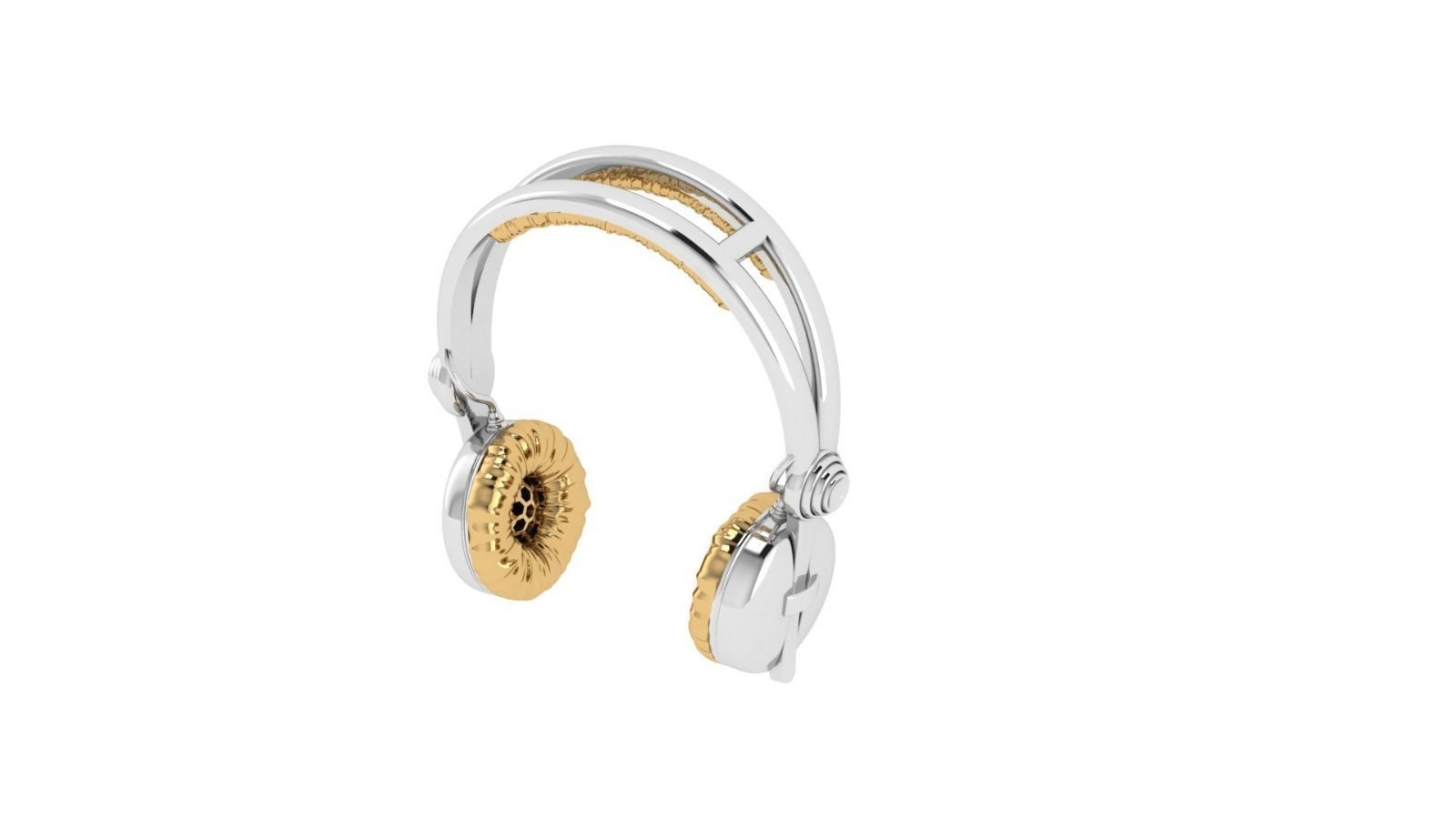 headphone pendent 3D print model_1