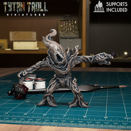 Tree Blight 03 - Pre-Supported 3D print model