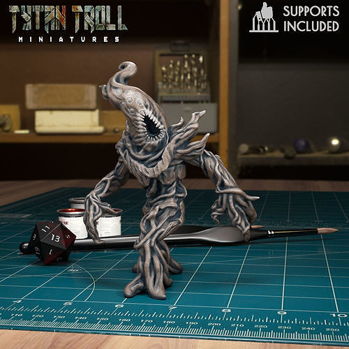 Tree Blight 02 - Pre-Supported 3D print model