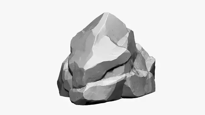 3D Mountain rock Zbrush sculpt