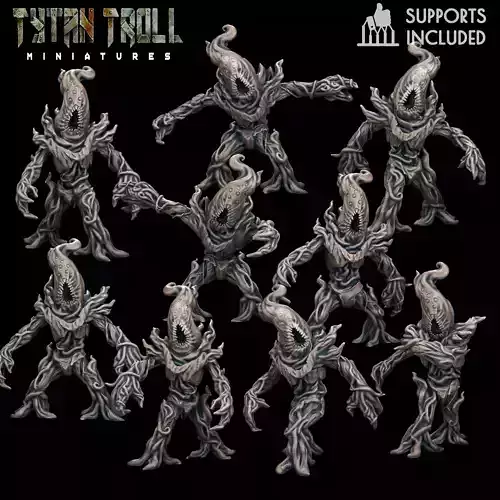Tree Blight Pack - Pre-Supported 3D print model