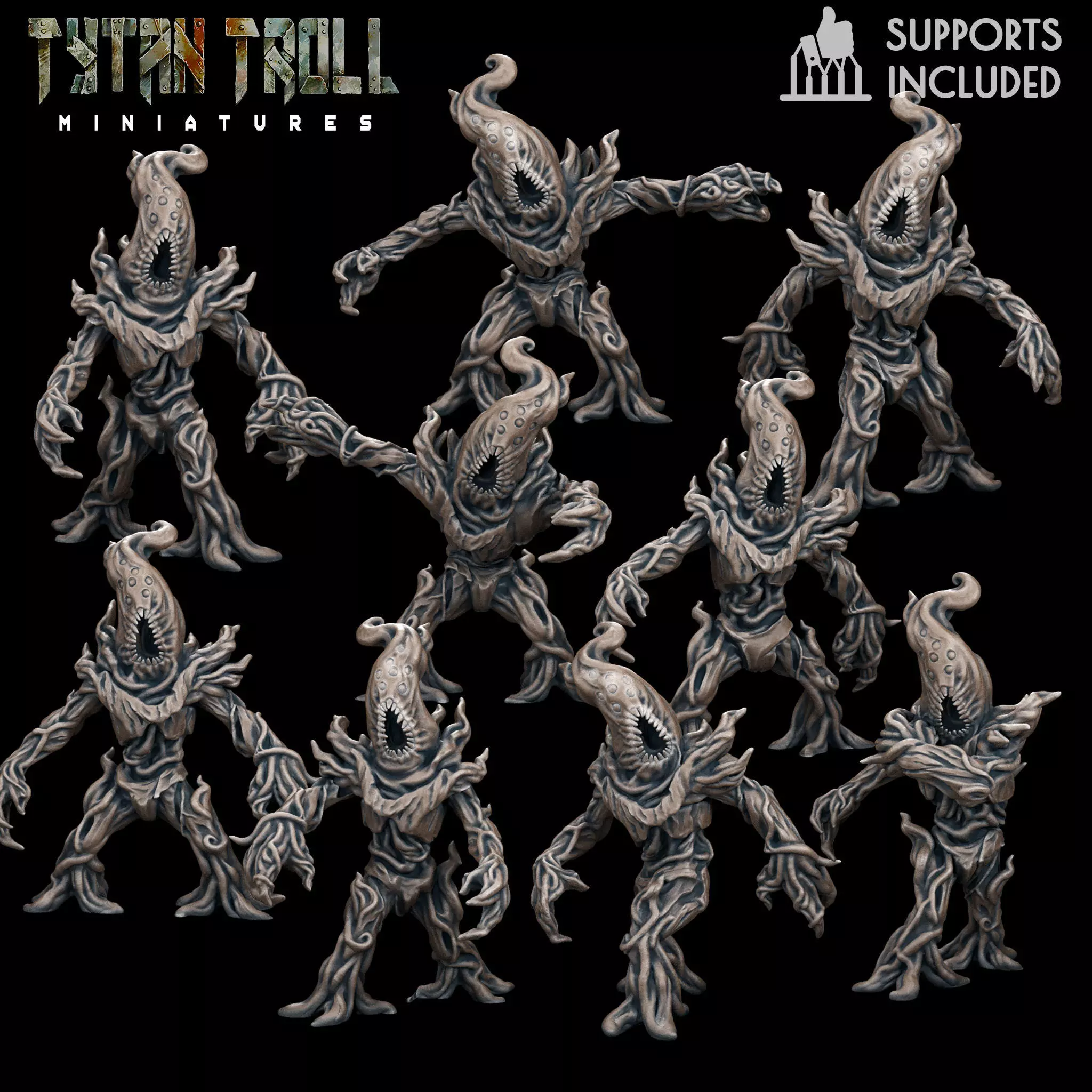 Tree Blight Pack - Pre-Supported 3D print model_0