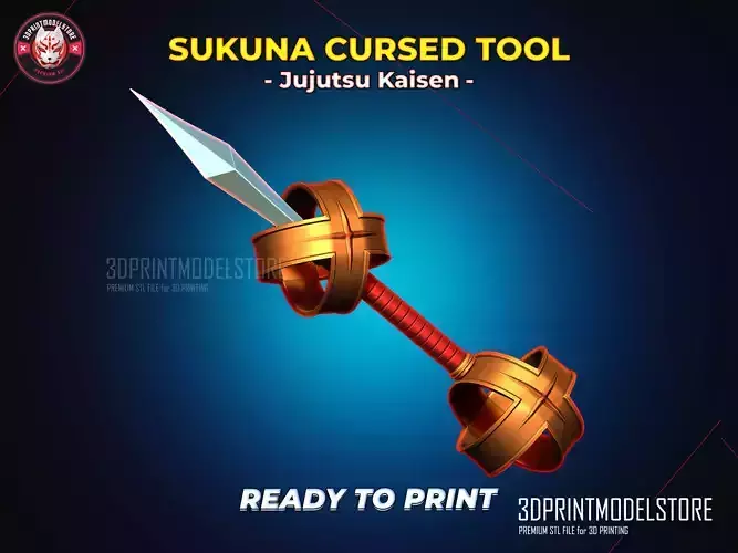 Jujutsu Kaisen Cosplay - Sukuna Weapon Cursed Technique Tool 3D print model