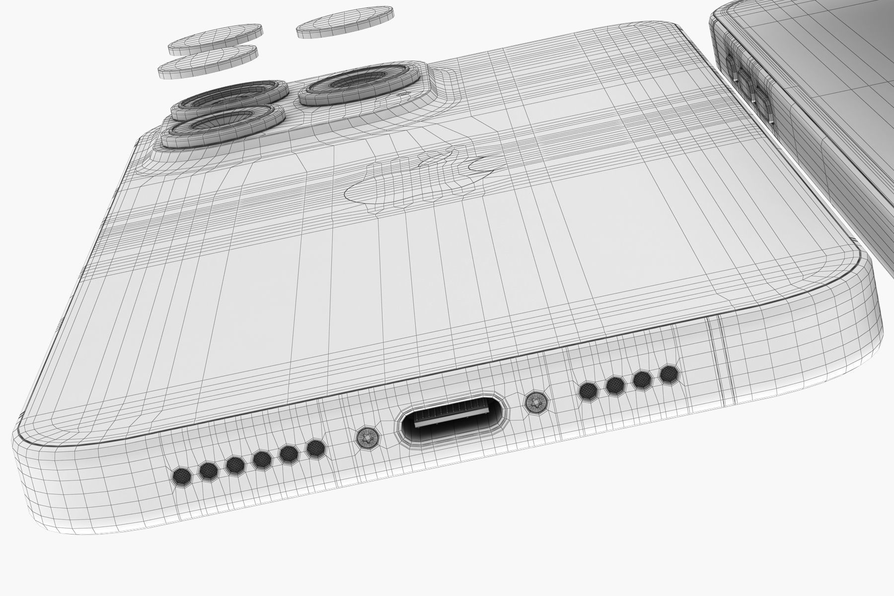 Apple iPhone 15 pro MAX 3D model_24