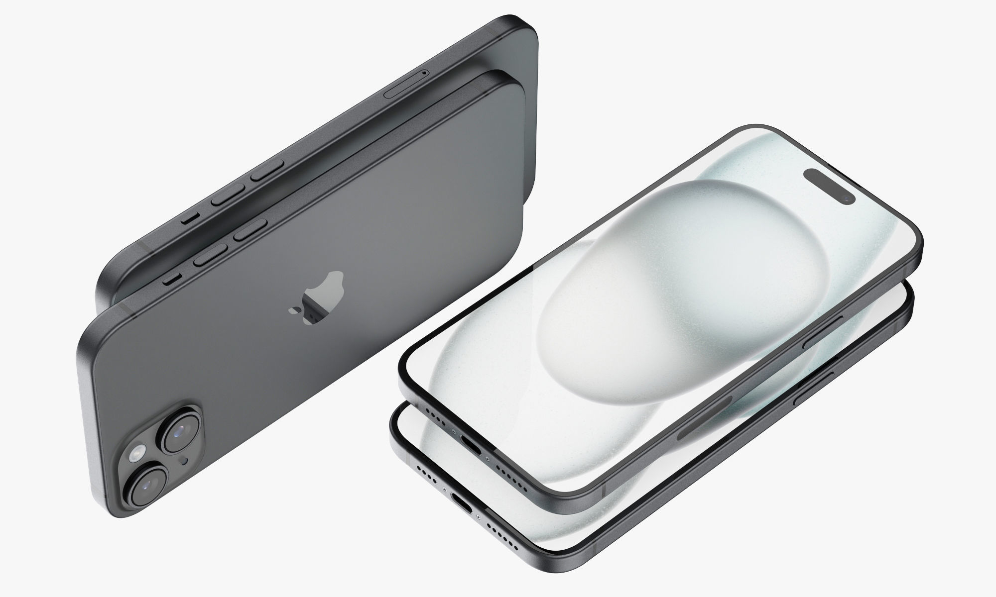 Apple iPhone 15 Plus and 15 Pro MAX 3D model_38