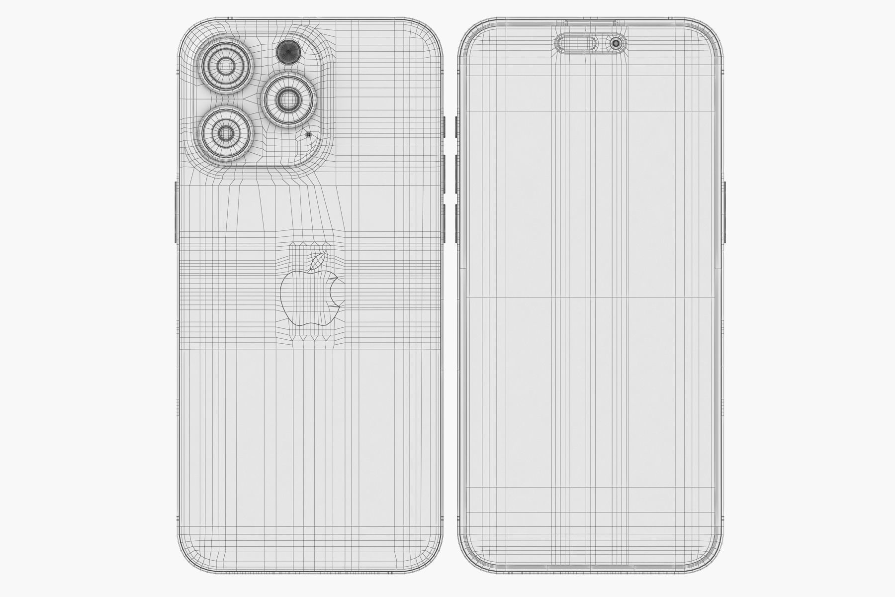 Apple iPhone 15 Plus and 15 Pro MAX 3D model_19