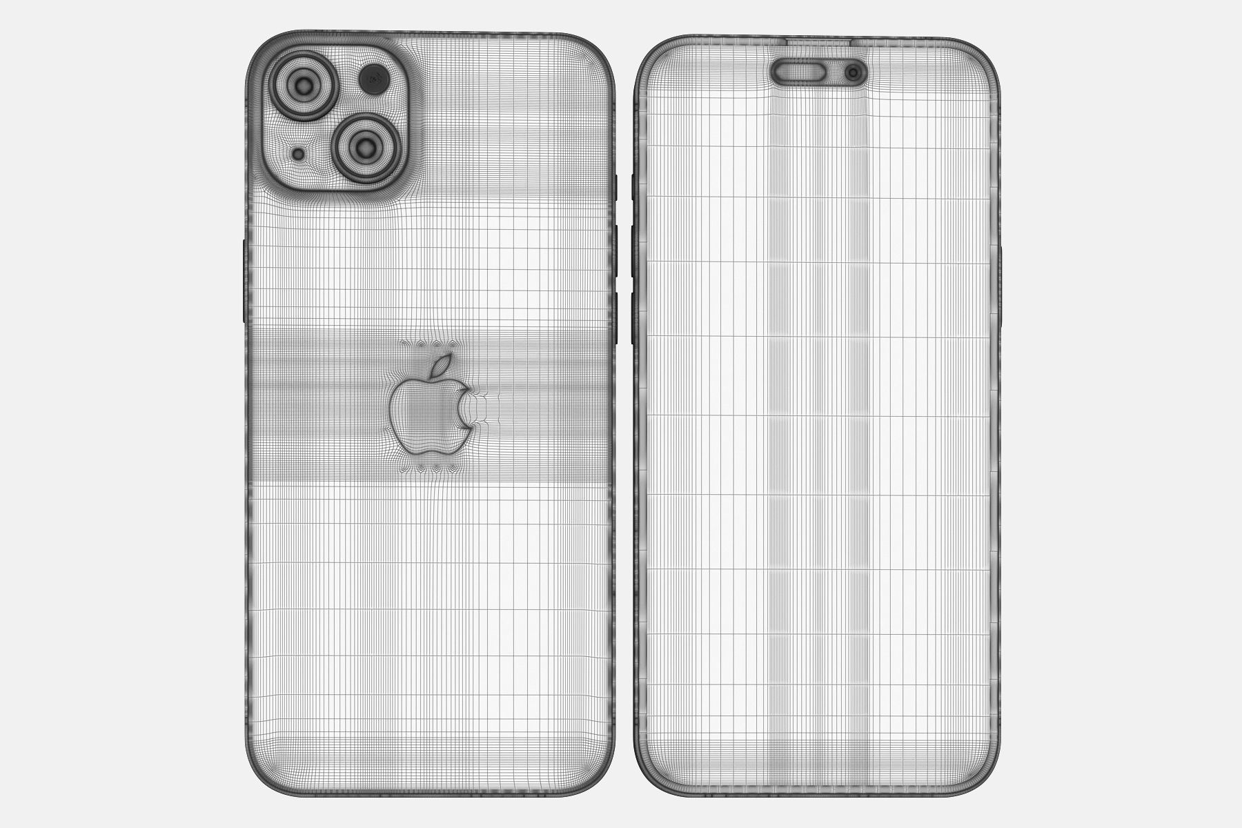 Apple iPhone 15 Plus and 15 Pro MAX 3D model_41