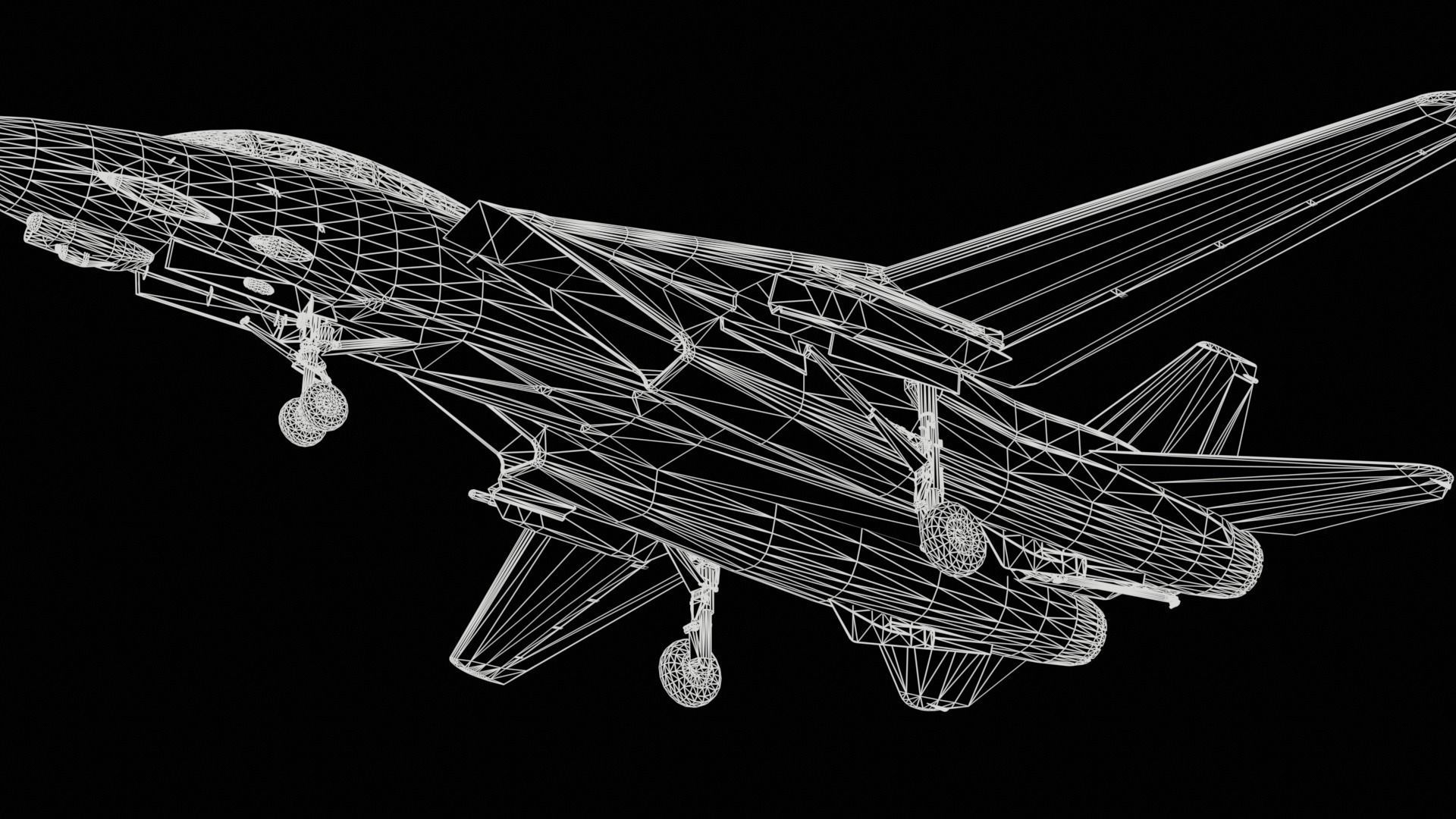 Grumman F-14 Tomcat 3D model_13