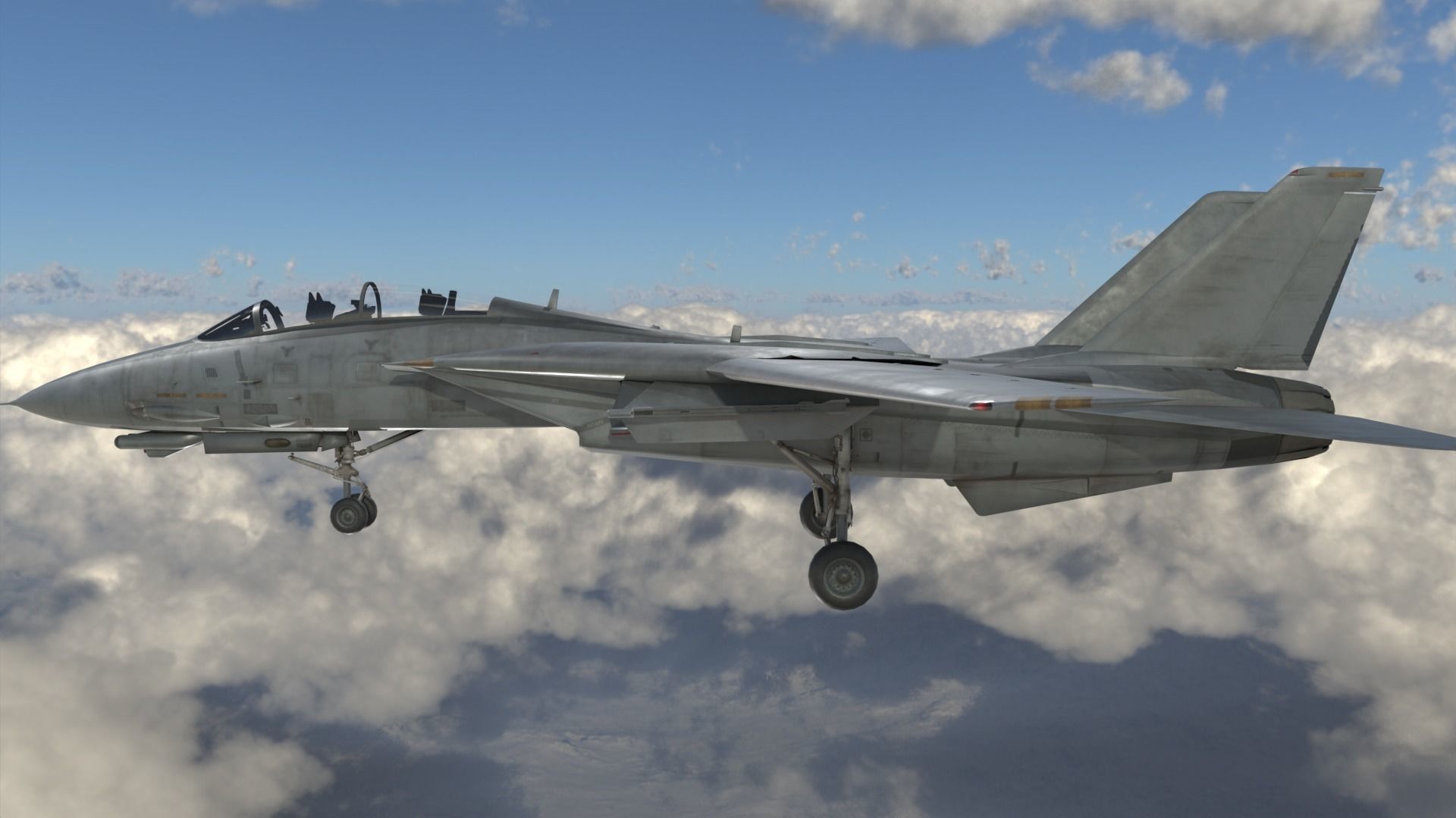 Grumman F-14 Tomcat 3D model_4