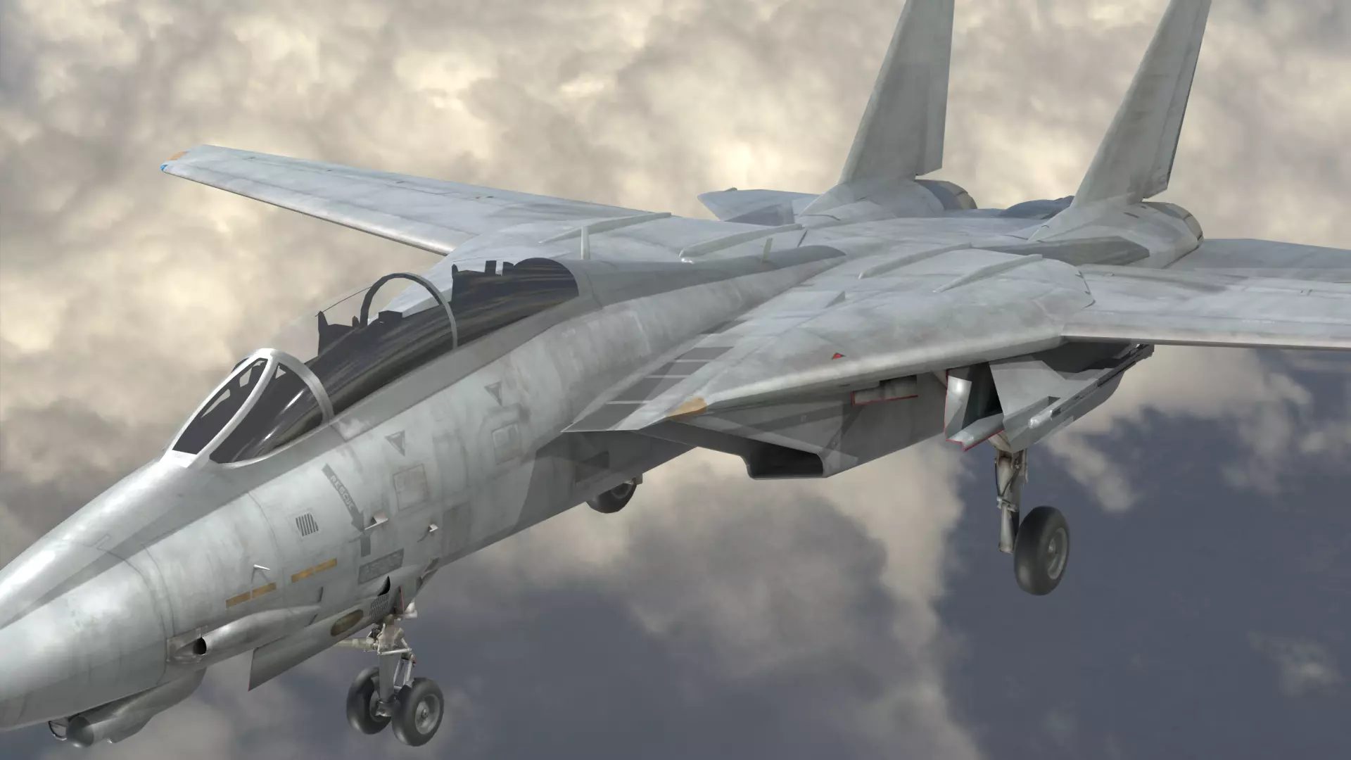 Grumman F-14 Tomcat 3D model_0