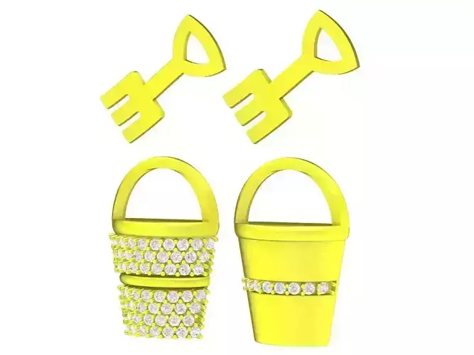 6853 bucket and shovel  3D print model