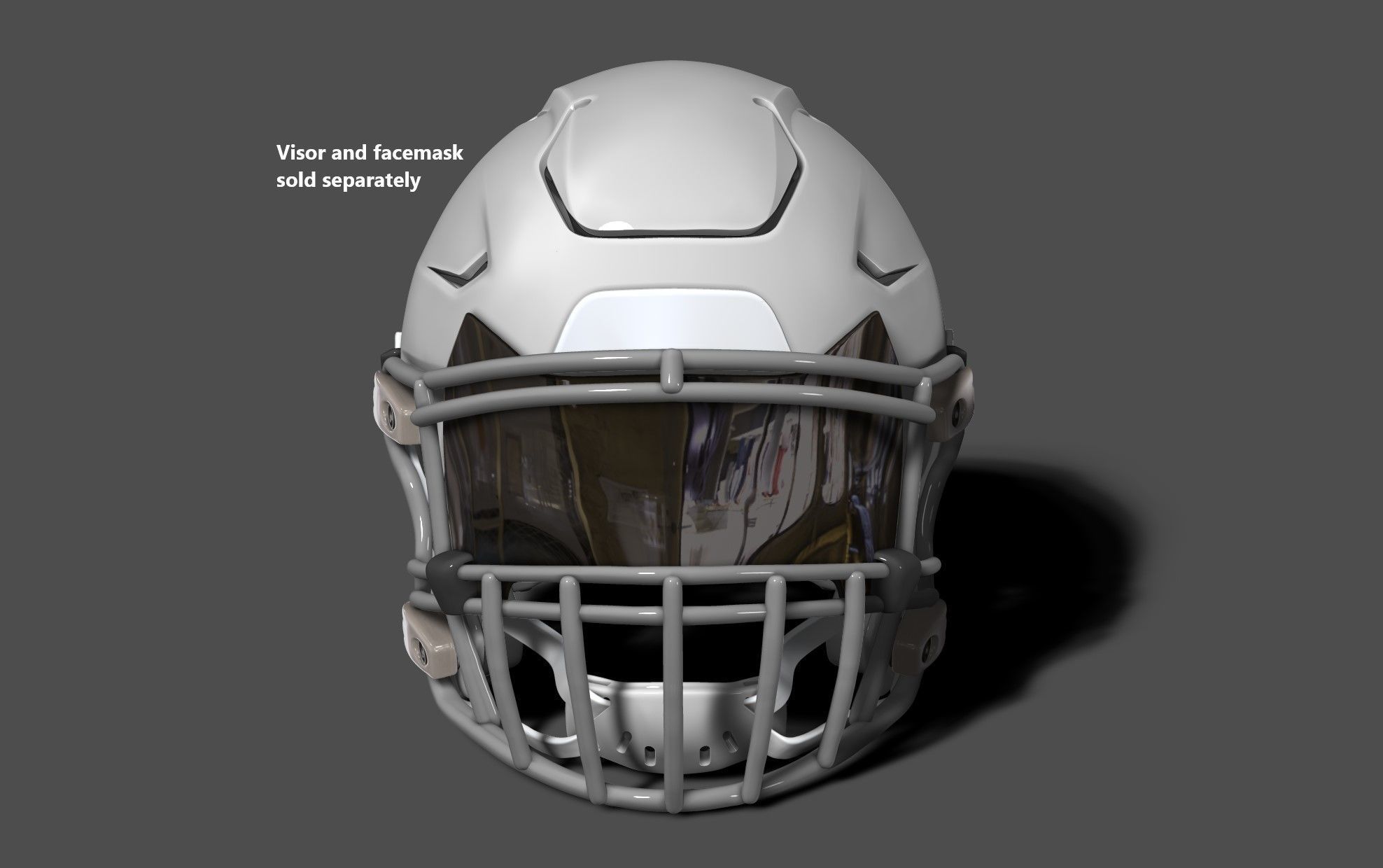NFL Riddell SPEEDFLEX  helmet with padding 3D print model_9