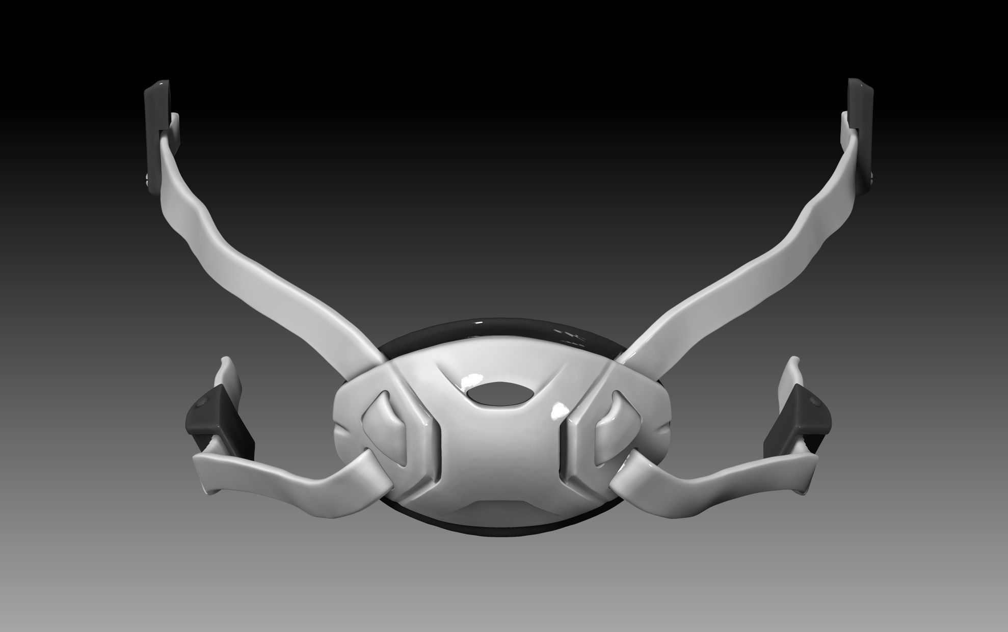 NFL Riddell SPEEDFLEX  helmet with padding 3D print model_5