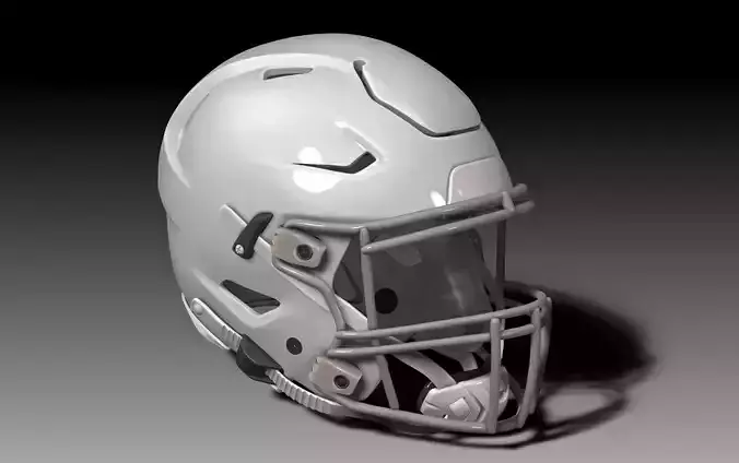 NFL Riddell SPEEDFLEX  helmet with padding 3D print model