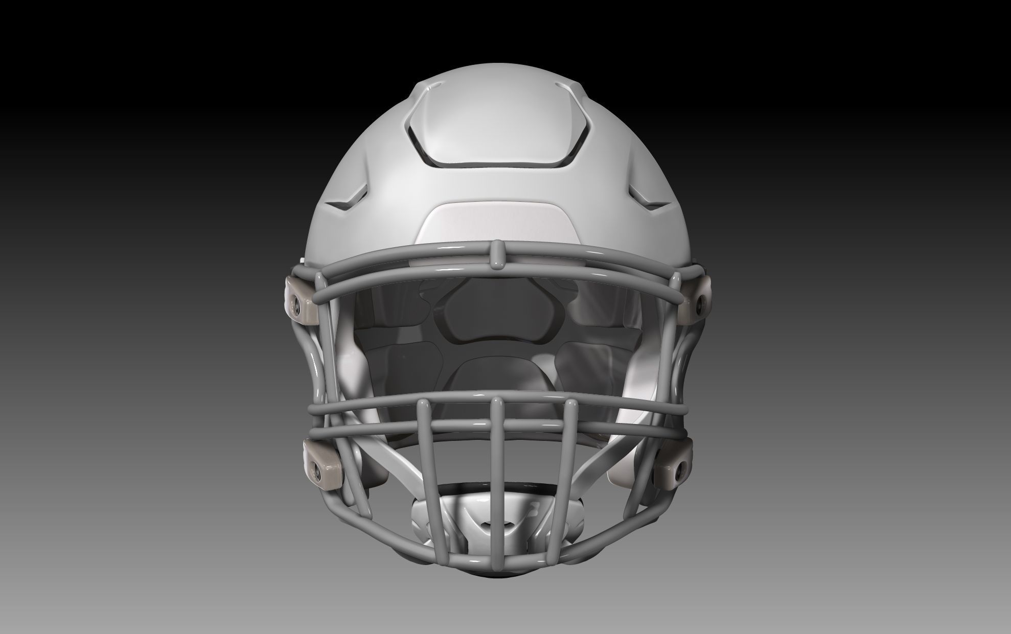 NFL Riddell SPEEDFLEX  helmet with padding 3D print model_6