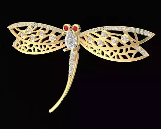 6858 Dragon Butterfly pendant