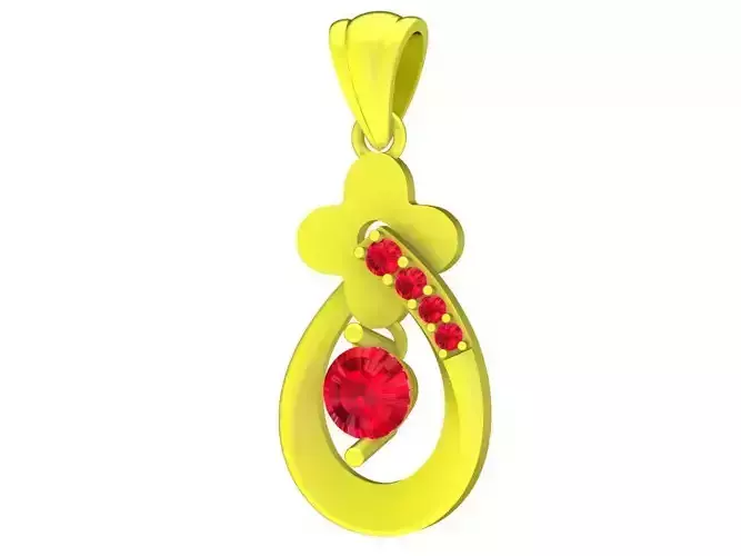 6865 Fashion Diamond Pendant 